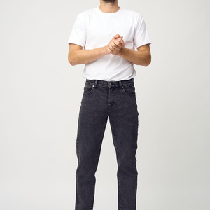 Men Denim Pants <b>Stretch</b> Fabric Comfortable Fit Regular Fit Denim Jeans for Men Classic Style - Product Image 4