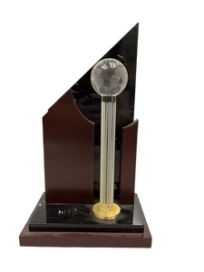 Luxury Handmade Wood and Acrylic <b>Trophy</b> Custom Corporate Award Plaque Recognition <b>Trophy</b> for Business Event Gifts - Product Image 2