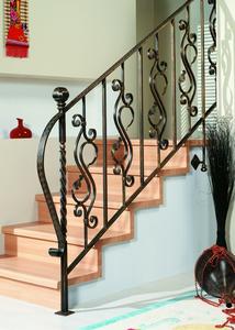 Puerta de Hierro Francesa Moderna de Estilo Europeo, 14x14 mm, Acero Sólido Resistente al Agua, Montaje Superior para Uso Residencial y Hotelero de Alta Gama - Product Image 2