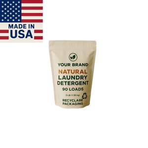 Detergente para Ropa de 6 lb de Marca Privada, 100% Natural, Ecológico, Hecho en EE. UU., de Alta Calidad, Agente de Limpieza Eficaz, Reciclable - Product Image 1