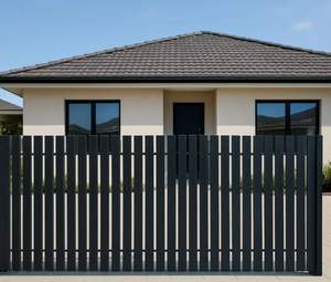 Clôture en aluminium de haute qualité, galvanisée à chaud, en alliage, moderne, panneaux plats horizontaux en aluminium pour usage commercial - Product Image 4