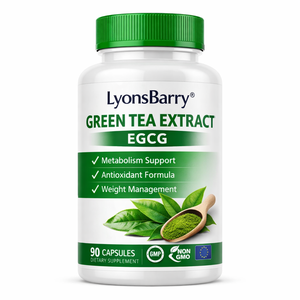 Extracto de Té Verde EGCG 500mg Cápsulas Metabolismo Antioxidante Apoyo al Peso 100 Unidades Suplementos Dietéticos OEM Marca Privada GMP - Product Image 4