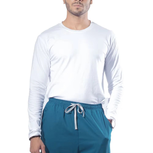 เสื้อชั้นในพยาบาลชาย แขนยาว ไซส์ใหญ่ สีฟ้า สำหรับบุคลากรทางการแพทย์ - Product Image 1