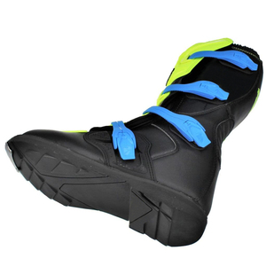 Bottes de moto d'été unisexes personnalisables, confortables, respirantes, imperméables, style moto, cuir véritable, armure CE, pour hommes - Product Image 5