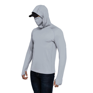 Hoodie de pêche à manches longues entièrement personnalisé pour l'extérieur, nouveau modèle 2026, avec logo personnalisé imprimé, pull à capuche pour la pêche - Product Image 5