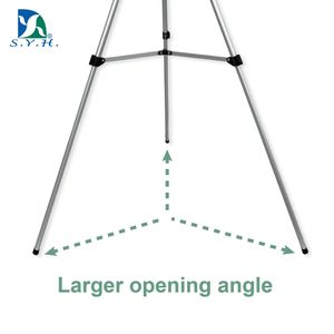 Chevalet trépied portable en aluminium avec grand angle d'ouverture pour tableau blanc extérieur, publicité, peinture, croquis - Product Image 3