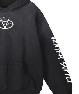 Sweat à capuche personnalisé 100 % coton épais délavé au soleil, style vintage délavé à l'acide, coupe oversize streetwear, pull de haute qualité, fabrication OEM & ODM - Product Image 4