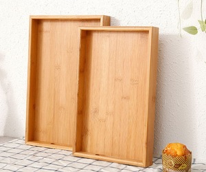 Bandeja de Servir Moderna y Ecológica de Madera de Acacia Duradera, Plato Grande de Madera Sólida para Exhibición de Alimentos, Diseño Personalizado - Product Image 6