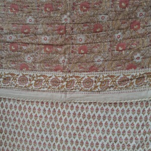Vintage Handmade Luxury Reversible Breathable Cotton Quilt Hand Block Printed Floral Design Eco-Friendly Bohemian Winter Quilt - Product Image 3