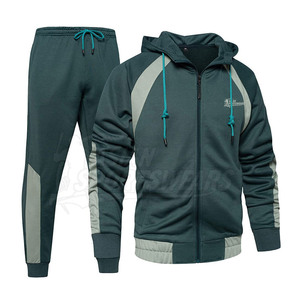 Trajes Deportivos de Invierno Personalizados para Hombre, Estampados, con Cierre de Cremallera, Forro de Felpa 100% Algodón, Apariencia Profesional - Product Image 3
