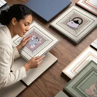 Carrelage mural en céramique sculpté haut de gamme 300x300mm, émaillé texturé, isolation thermique 12mm, pour hôtels de luxe, bureaux et intérieurs commerciaux