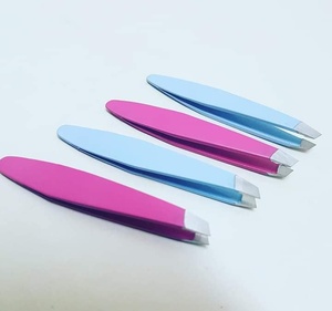 Pinzas para Cejas Multiusos de Acero Inoxidable, Color Personalizado, Duraderas, Ecológicas, para Suministros de Belleza - Product Image 1