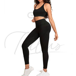 Nuevo Conjunto de Yoga de 3 Piezas Transpirable de Talla Grande para Mujer, Diseño de Última Moda, Unisex, Alta Calidad, Venta al por Mayor, Secado Rápido, Cintura Elástica - Product Image 5
