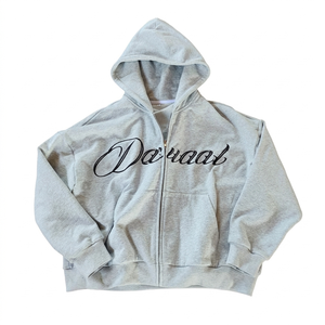 High Quality Men's Hoodie And <b>Pants</b> Set Oversized Embroidered Logo Knitted 100% Cotton <b>Thermal</b> Streetwear Spring Hoodie - Product Image 4