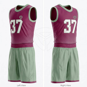 Uniforme de basket-ball à coupe flexible, tissu léger et respirant, uniforme de basket-ball parfait pour l'entraînement sportif et les matchs - Product Image 2