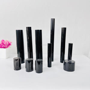 กระบอกเขาควายแท้ม้วนสีดำธรรมชาติสีดำสำหรับทำแสตมป์มีดด้ามสินค้า OEM - Product Image 4