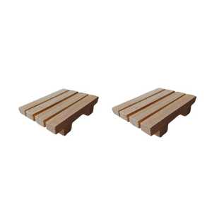 Dark Walnut Wood Soap Dish Carved Slotted <b>Sponge</b> Holder Bathroom Hardware Sink Tray Skies Trader - Product Image 4