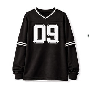 Camiseta de fútbol para hombre, tejido de alto rendimiento, transpirable, de secado rápido, ideal para sesiones de fútbol, entrenamientos y actividades deportivas. - Product Image 1