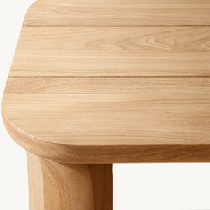 Mesa de Centro de Madera de Teca Ecológica y Duradera, Hecha a Medida, para Sala de Estar, Diseño Moderno, Acabado Liso - Product Image 4