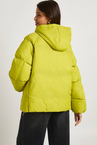 Chaqueta Acolchada Transpirable de Punto de Lona para Mujer, Talla Grande, Muy Cálida, Manga Larga, Capucha con Cuello Desmontable para Exteriores - Product Image 5