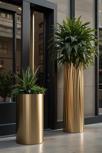 Certified Grade Planters with <b>Square</b> Shaped Metal Crafted Handmade Floor Mount Planters For Sale By Exporters - Product Image 3