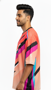 Camiseta Premium de Gran Tamaño para Hombre, Estilo Urbano, Sublimada, de Poliéster/Algodón, Corte Regular, Informal, Moderna, de Secado Rápido y Transpirable - Product Image 5