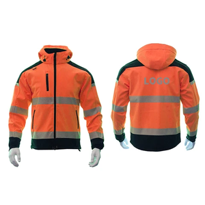 Chaqueta de Seguridad para Trabajadores de la Construcción, Chaqueta Cortavientos Reflectante de Alta Visibilidad, Chaquetas Ignífugas para Trabajadores - Product Image 1