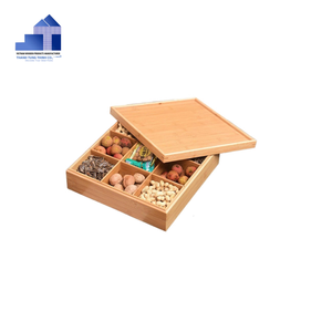 Bandeja para Pescado de Madera Ecológica Moderna Thanh Tung Thinh, Caja de Almacenamiento de Bambú con 6 Compartimentos, Organizador de Cocina Modular de Madera Natural - Product Image 6