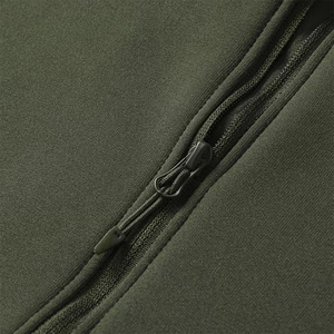 Nouveauté - T-shirts de sport pour hommes à manches longues 3/4 avec fermeture éclair - Séchage rapide et écologiques en polyester/coton - Vêtements de sport - Product Image 6
