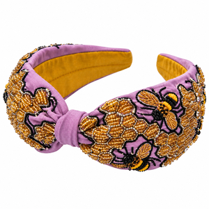 Conifer Embroidered Beaded Hair Bands for <b>Women</b> Handmade Decorative <b>Headbands</b> Floral Bow Design Fashion 6.5cm Wedding Hair - Product Image 1