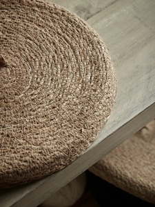 Ensemble de 3 paniers ronds en jonc de mer aux couleurs assorties, paniers de rangement faits à la main, vente en gros, écologiques, fabriqués au Vietnam - Product Image 4