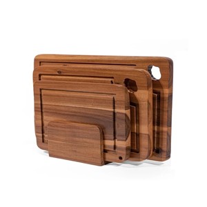 Juego de Tablas de Cortar de Madera de Acacia, 3 Piezas, Duraderas, Sostenibles, Ecológicas, Tablas de Cocina, Tablas para Servir, Preparación de Alimentos - Product Image 2