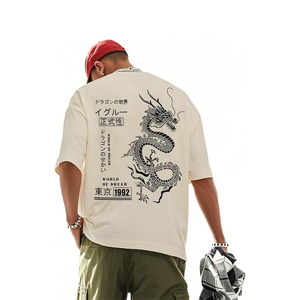 Mens <b>Graphic</b> <b>Tees</b> Vintage T-Shirts Oversized Letter Print Casual Crewneck Cotton Top Short Sleeve <b>Rapper</b> Streetwear - Product Image 1