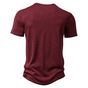 Camiseta de polo de algodón 100% de alta calidad para hombre, manga corta, 180 gramos, Color sólido, ropa informal de verano con cuello Henley - Product Image 2