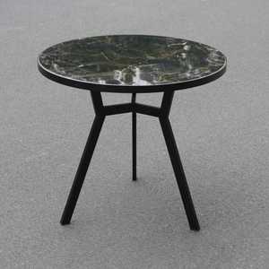 Three-legged Round Plastic <b>Table</b> With <b>Tiled</b> <b>Table</b> Top - A Perfect Outdoor <b>Garden</b> <b>Table</b> for a <b>Garden</b> Evening - Product Image 1