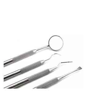 Kit de examen dental manual: espejo de acero, sonda, raspador, instrumentos quirúrgicos - Recomendado por dentistas, certificado CE Clase I por Grip Surgical - Product Image 4