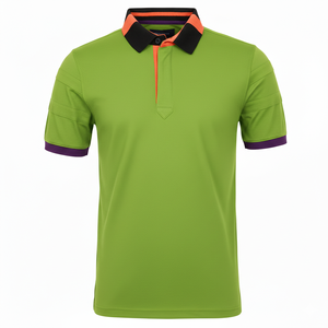 Polo homme personnalisé avec logo, coton mélangé respirant de haute qualité, manches courtes, polos de golf vierges en gros - Product Image 3