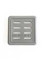 Grille de drainage carrée Wave FRP 10 x 10 5-T avec design à fentes, qualité ingénierie, pour usage routier