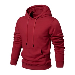 Wholesale High Quality Regular Fit Fleece 100% Cotton Pocket Quick Dry Breathable Custom Logo <b>Hoodie</b> with Strings Hombre - Product Image 3