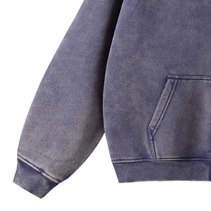 Sudadera con Capucha Oversize Estilo Vintage con Lavado Ácido para Hombre y Mujer, Ajuste Relajado, Tela Suave, Corte Holgado - Product Image 5