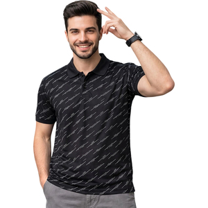 Polo décontracté imprimé pour homme 2026 – Nouvelle mode, manches courtes, confortable, respirant, en coton personnalisé, OEM - Product Image 3