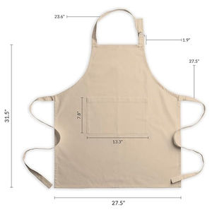 100% algodón personalizado impreso promocional cocina delantal OEM personalizable para accesorios de cocina - Product Image 6