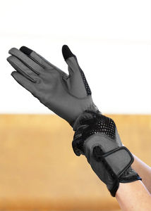 Gants d'équitation en cuir pour l'hiver, confortables, respirants, prix de gros, logo personnalisé, pour chevaux. - Product Image 2