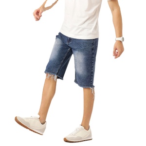 กางเกงยีนส์ขาสั้นลำลองผู้ชายคุณภาพสูง ปี 2026 สไตล์ใหม่ ลายเรียบ ทรงปกติ ราคาสำหรับกางเกงยีนส์ขาสั้นลำลองผู้ชายสำหรับเล่นกีฬาวิ่ง - Product Image 4