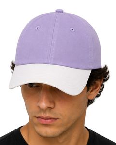 Manufacturer Lavender Purple And White Two Tone Baseball <b>Cap</b> Adjustable Unisex Cotton Casual Sports Outdoor Fashion Hat <b>Cap</b> - Product Image 1