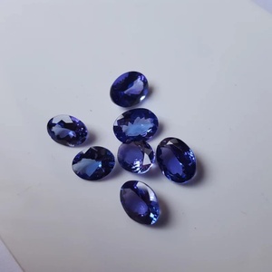 Tanzanite naturelle d'origine certifiée par un tiers, taille ovale facettée, pierre précieuse calibrée, pierre précieuse ovale facettée, pierre précieuse en vrac pour bijoux - Product Image 3