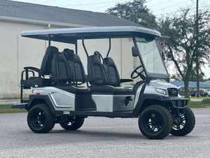 Carrito de golf eléctrico Icon de 3-4 asientos, 30 km/h, estilo todoterreno, elevado, 48V, con certificación CE. - Product Image 1