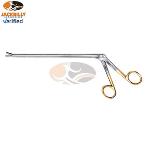 JACKBILLY High Quality Stainless Steel Schlesinger Intervertebral Disc Rongeur 6 Inch Straight Serrated Jaws 2x10mm <b>Bite</b> for - Product Image 2