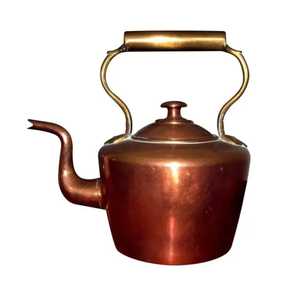 Skies Trader Vintage Brass Engraved Double Wall Whistling Eco-Friendly <b>Teapot</b> Ornate Golden Moroccan Pitcher Traditional Serving - Product Image 5