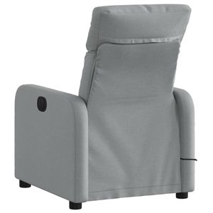 Sillón Reclinable de Masaje en Tela Gris Claro - Product Image 4